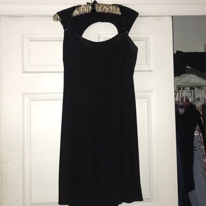 Black wedding cocktail dress
